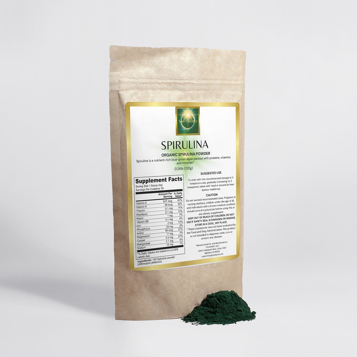 Organic Spirulina Powder