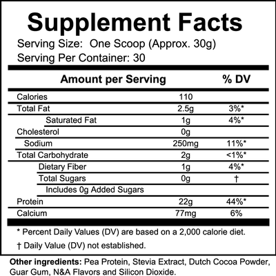 Vegan Pea Protein (Chocolate)